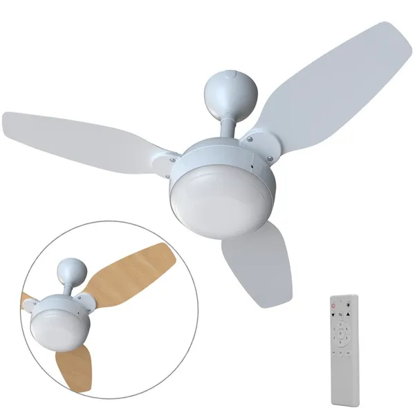 Ventilador de teto 3 pás Inverter dupla face com controle remoto - Legacy Ventisol