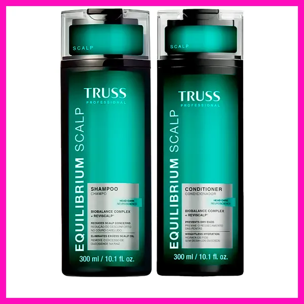 Truss Equilibrium Scalp Shampoo 300ml + Condicionador 300ml (2 Produtos)