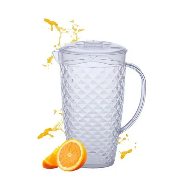JARRA DE SUCO CRYSTAL DIAMANTE 2,600L ACRILICO RESISTENTE A RISCOS ENVIO IMEDIATO MEGA OFERTA