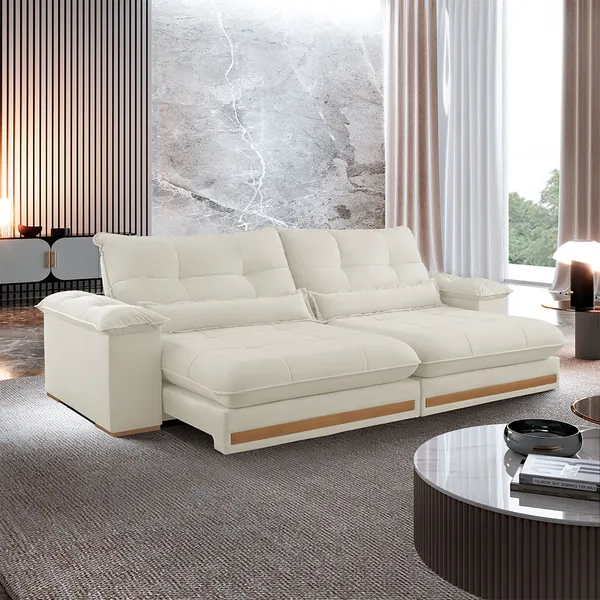 Sofá Dubai Linho 02 Módulos de 80 cm B25 cm Meu Sofá Online