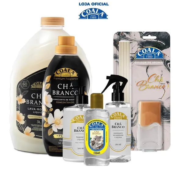 Kit Coala Completo Chá Branco