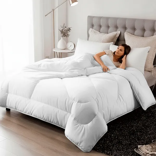 Edredom Dupla Face Percal 400 Fios Extra Macio Luxo Casa di Valle