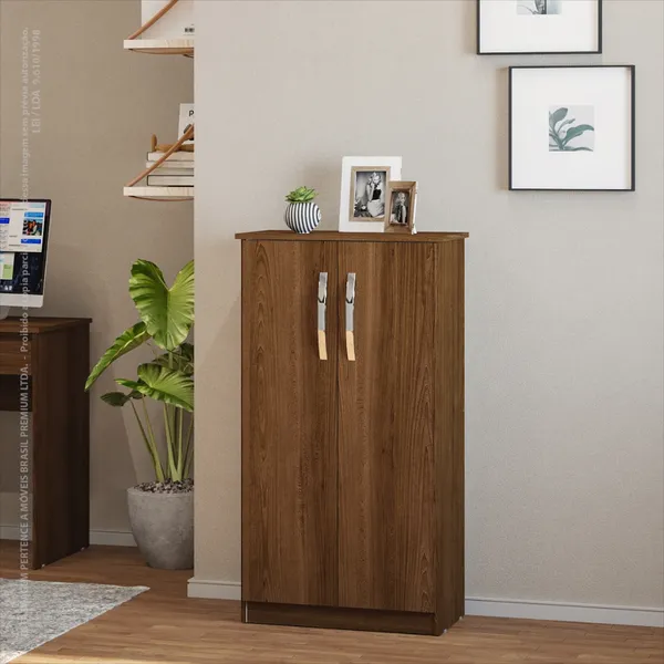 Armário Multiuso 110cm Organizador Sapateira 4 Nichos | Quarto/Lavanderia/Cozinha | FULL