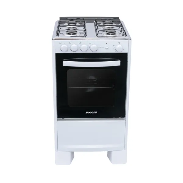 Fogão Suggar Cook Start Mesa Inox 4 Bocas Fgics420br Branco Bivolt