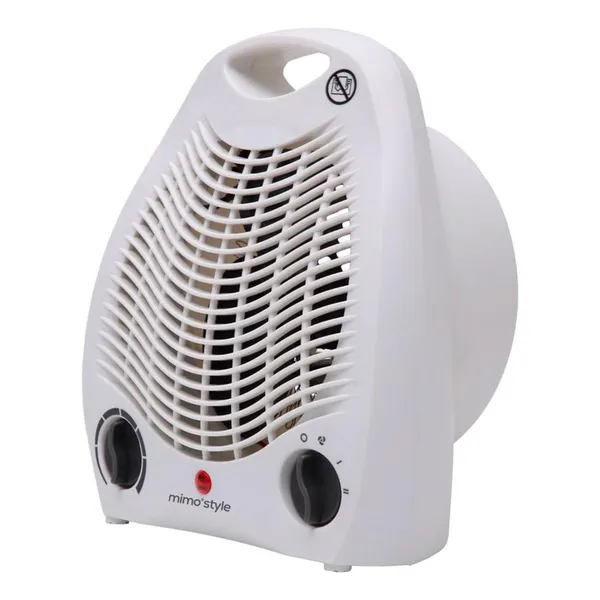 Aquecedor de Ambiente Portátil a Ar Ventilador Quente Branco 3 em 1 2000W AQ01 - Mimo Style