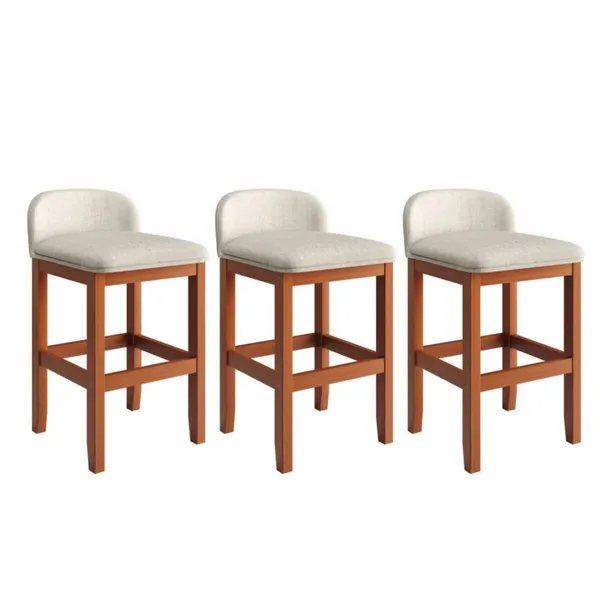 Kit 3 Banqueta Onix 75 cm Balcão Ilha Area Rustica Madeira