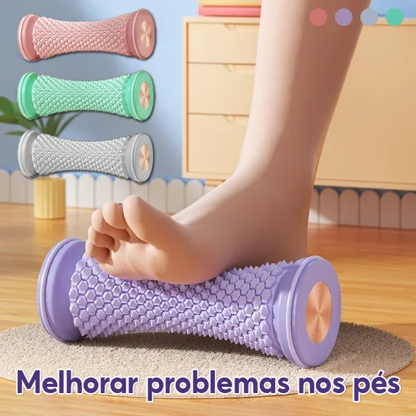 Massageador De Pés Rolo De Massagem Yoga Bola Fáscia Plantar Cuidados De Relaxamento Muscular Manual De Plástic