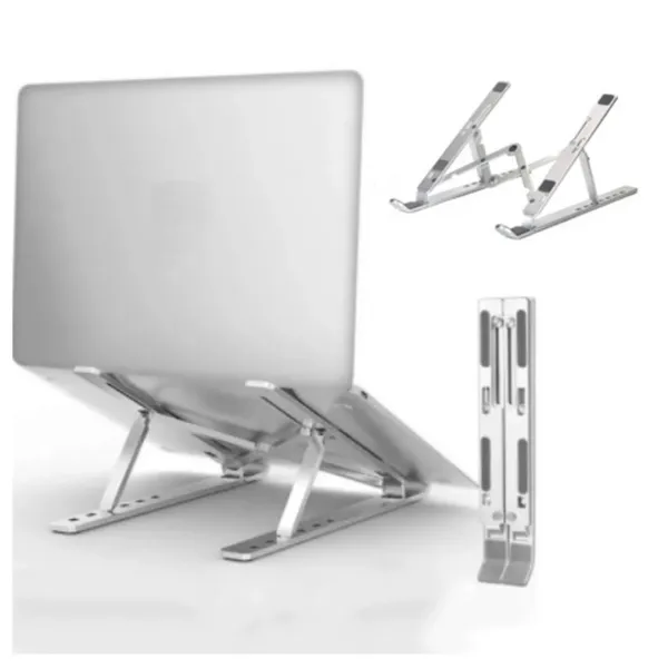 Laptop Suporte Base Notebook Tablet Alumínio Dobrável Portátil