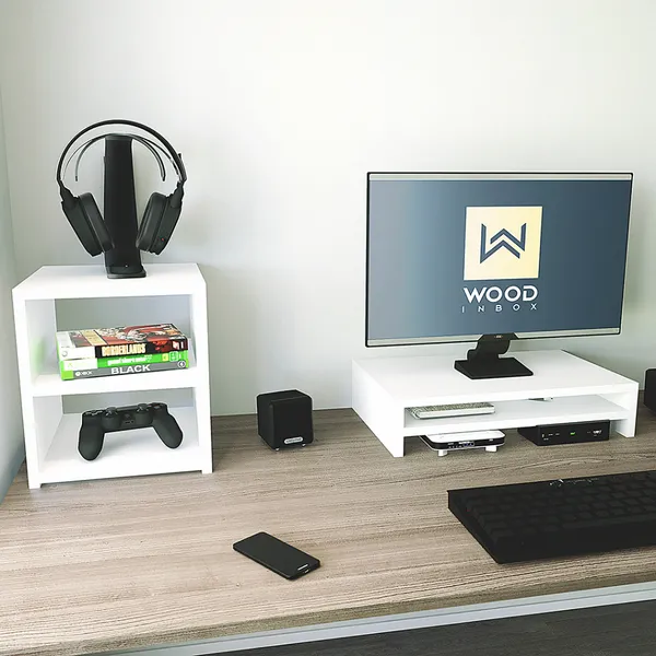 SUPORTE BASE PARA MONITOR Mesinha ergonômico