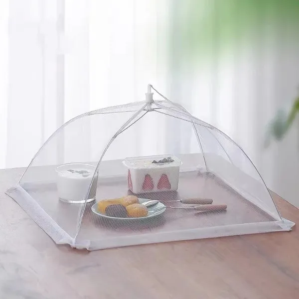 Tela protetora de alimentos tela grande e dobravel, Cobertura Anti moscas e Mosquitos e Anti-insetos