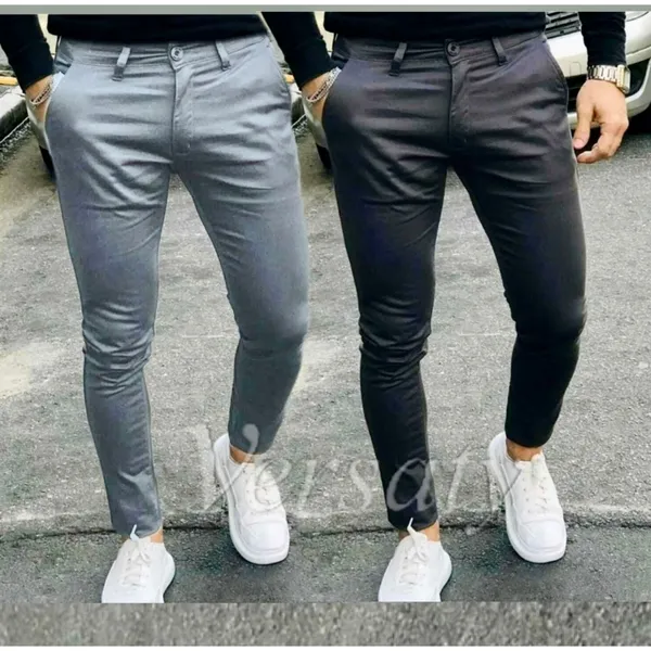 Kit 2 Calças SARJA Slim Social FIT Sport Fino