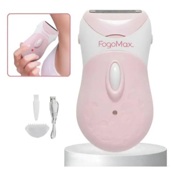 Depilador Elétrico Feminino Lavável Recarregável Portátil Facial E Corporal