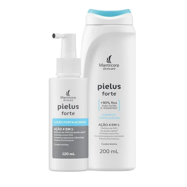 Kit Shampoo Pielus Forte 200ML + Loção Pielus Forte
