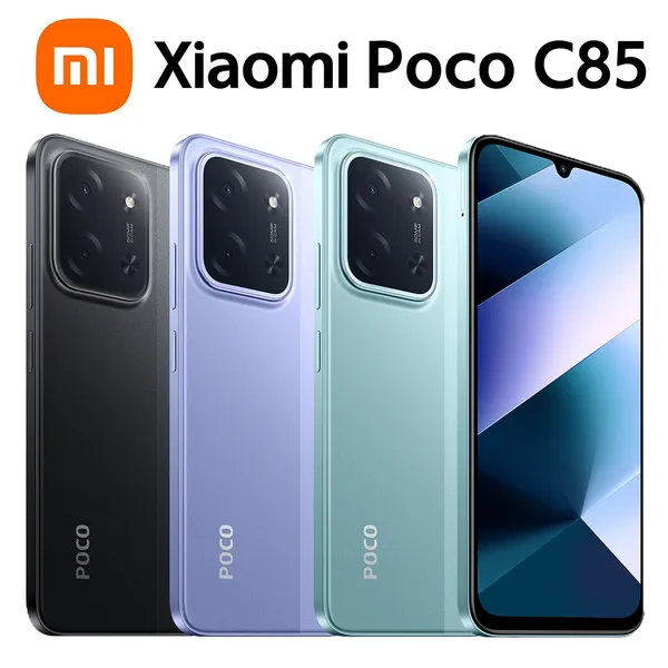 Xiaomi POCO C85 256GB Rom Android 15 NFC Tela 6.9” 120Hz Bateria 6000mAh Carga Rápida