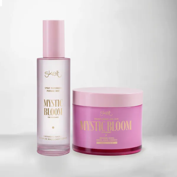 Duo Mystic Bloom - Body Splash 100ml e Hidratante Corporal 200g - Skelt