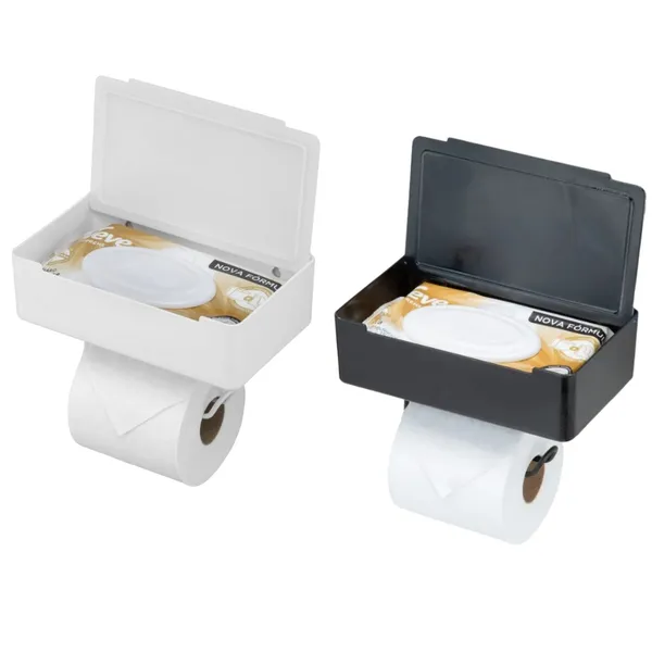 Porta Lenço Papel Higiênico Celular 3 Em 1 Fixação Fita Dupla Face 3M Arthi