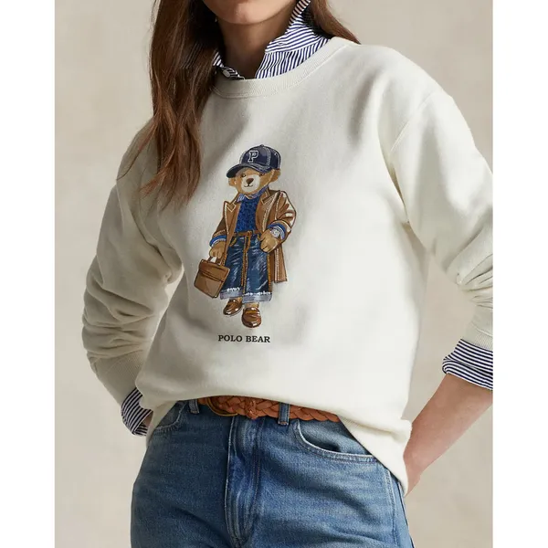 Blusa De Frio Moletom Feminino Polo Bear Urso Tecido Algodão Premium Flanelado