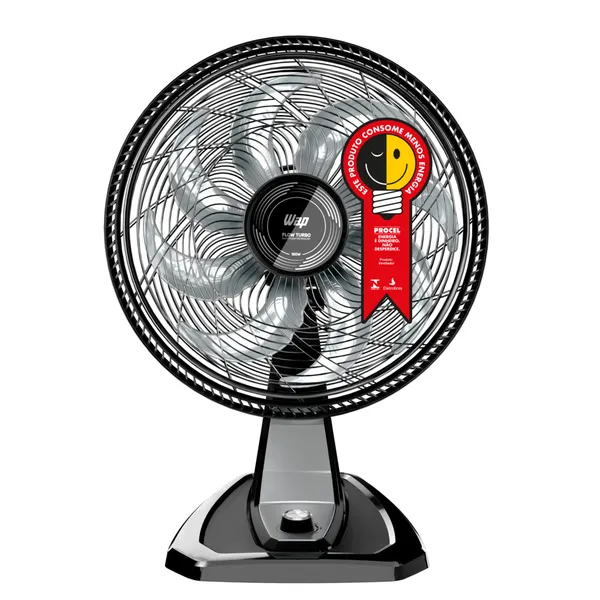 Ventilador de Mesa e Parede 8 Pás 127V Wap Flow Turbo 180W