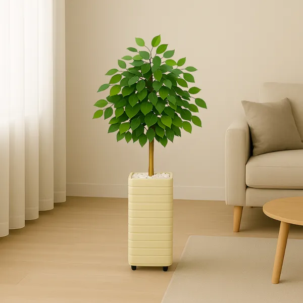 Planta Artificial + Vaso Decorativo Enfeite Casa e Decoração Sala Quarto Escritório