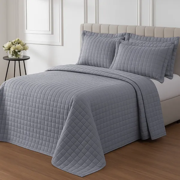 Kit Cobre leito percal 400 fios com porta travesseiros