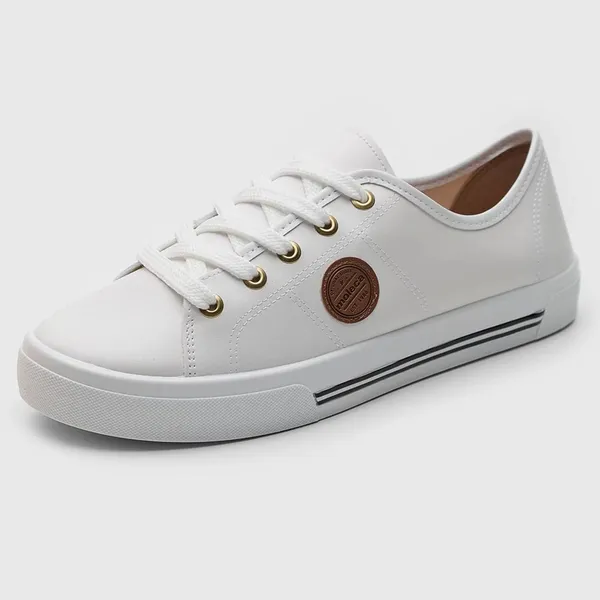 Tenis Moleca Floather Casual Antiderrapante Feminino Branco