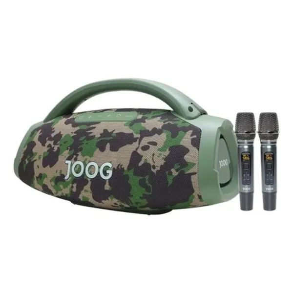 Caixa de Som One HiFi JOF01 200W Camuflado com 2 Microfones JOOG