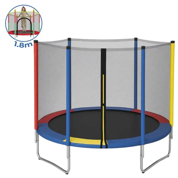Cama Elástica Pula Pula Infantil Trampolim 1,8 Metros e 1,4 Metros
