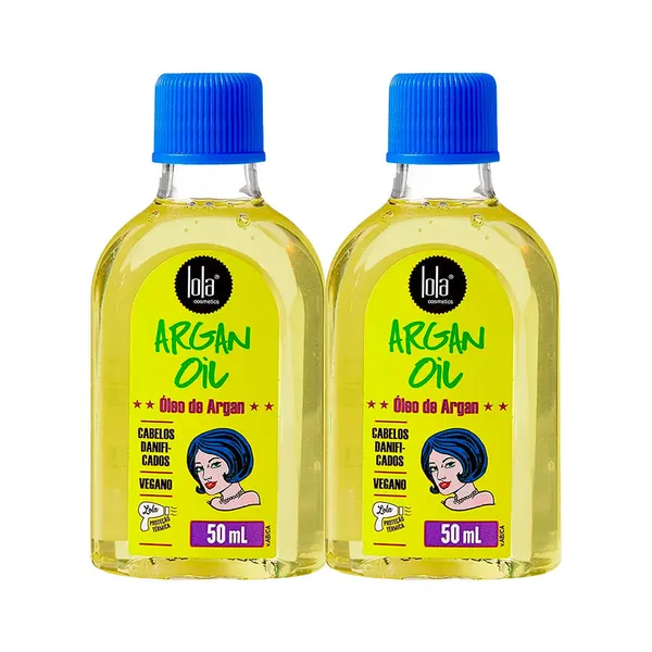 Kit Óleo Capilar Lola Argan Oil 50ml - 2 Unidades