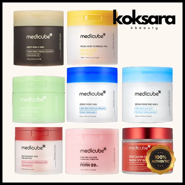 Medicube Pad 6 Types (Vita C, Exosome, Zero 2.0, Zero Mild, Succinic, Collagen, Body)