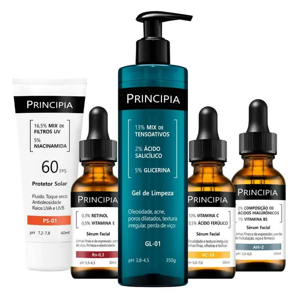 Principia Kit Avançado Vitamina C 10% + Retinol 0,3