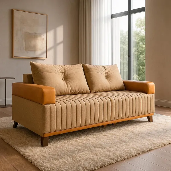 Sofá 2 Lugares Leona em Linho Bom Pastor