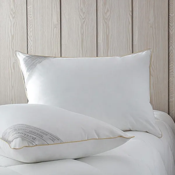 Kit c/ 2 Travesseiros Buddemeyer Toque De Pluma 100% Algodão 233 Fios Antialérgico Extra Macio