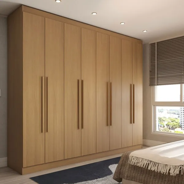 Guarda-Roupa Casal Ela e Ele 8 Portas 8 Prateleiras