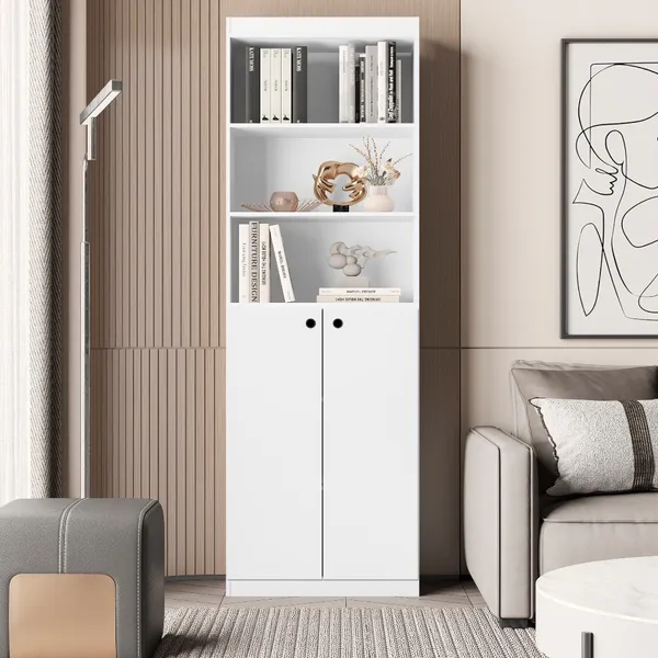 Armário Organizador 05 Prateleiras e 02 Portas Luxo - Várias Cores