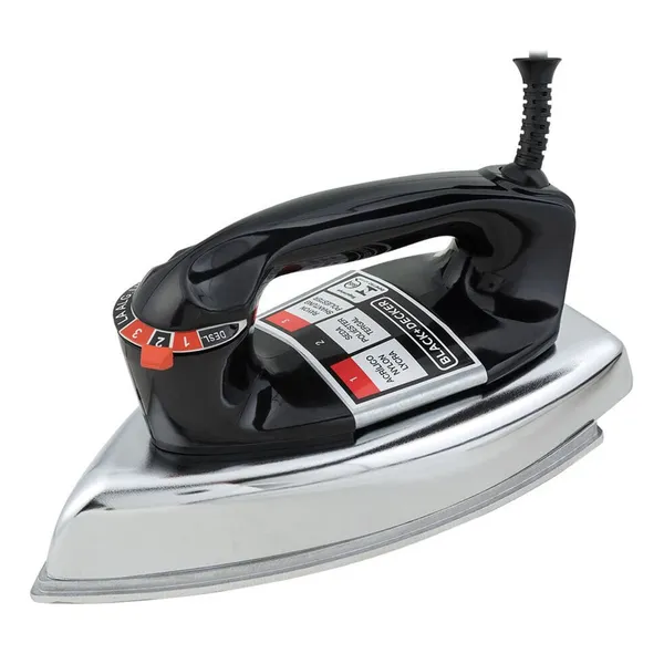 Ferro de Passar a Seco VFA1110TM2 com Base de Alumínio Black Decker