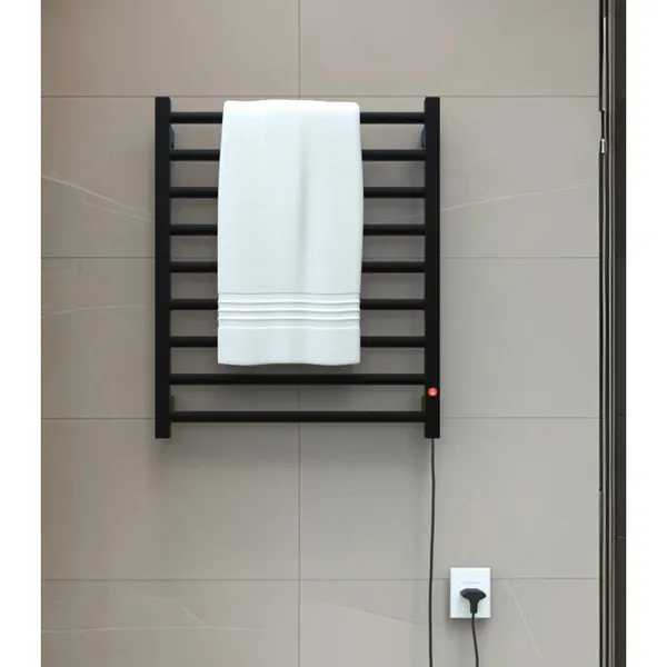 Toalheiro Térmico Alumínio Porta Toalha 2 Toalhas Banho 127/220 V Bivolt Electrowood