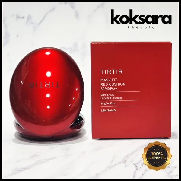 TIRTIR Mask Fit Red Cushion Foundation Base Mascara Original Cushion 45 Colors 18g