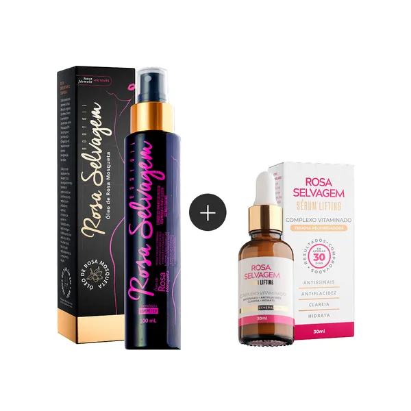 Óleo Rosa Selvagem + Sérum lifting