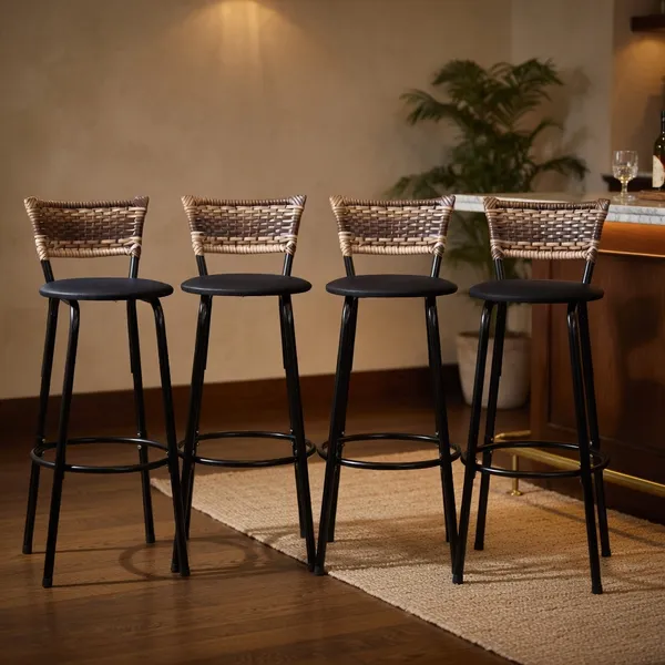 Kit 4 Banquetas Bancos Alta Cozinha, Bar, Balcão, Bistrô, Americano - Promoção Exclusivas