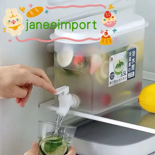 3.5 L Suqueira  Plastica com tampa para Geladeira Com torneira capacidade 3.5L  para agua saborizada