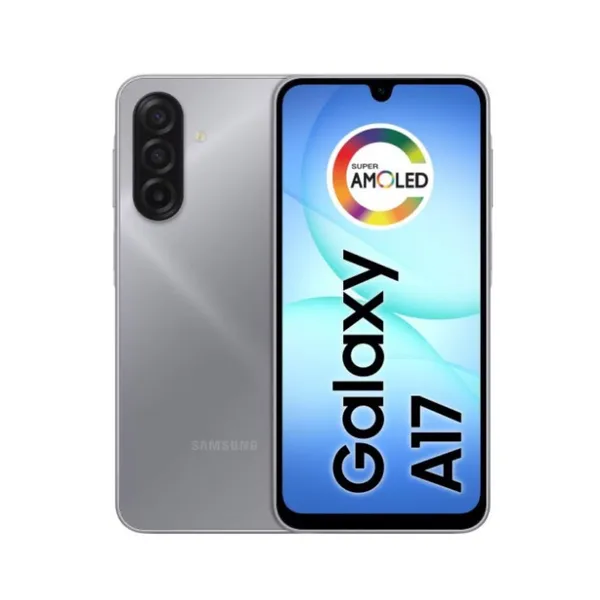 Celular Galaxy A17 4G Tela 6.7 128GB Super AMOLED Câmera Tripla 50MP Samsung - Cinza