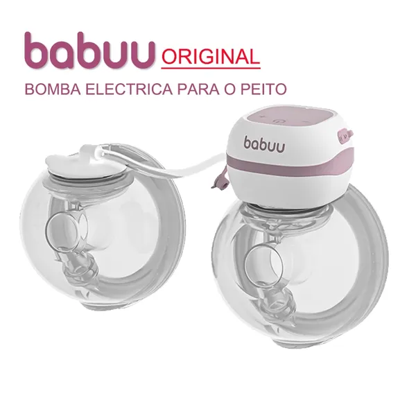 BABUU Bomba Tira Leite Automática Indolor Vestível Com As Mãos Livres Carregamento USB Pode Ser Usado Bilateralmente