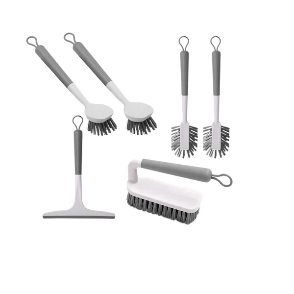 Kit de acessórios de limpeza Ou 6 peças Linha Flow Bege