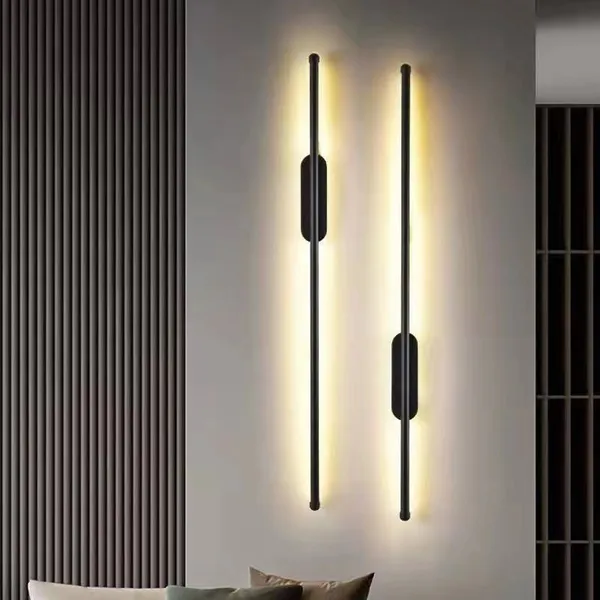 80CM Arandela Luminária De Parede Linear Moderna 13W Luz de três cores 80CM