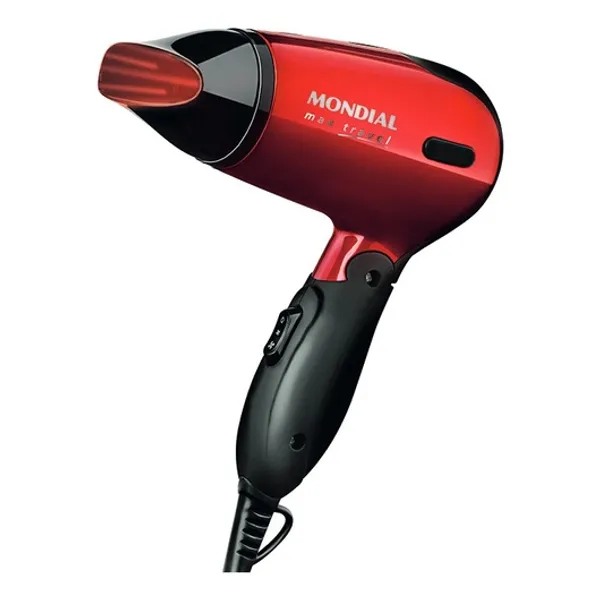 Secador de Cabelos Mondial Max Travel SC-10 Bivolt 1200w