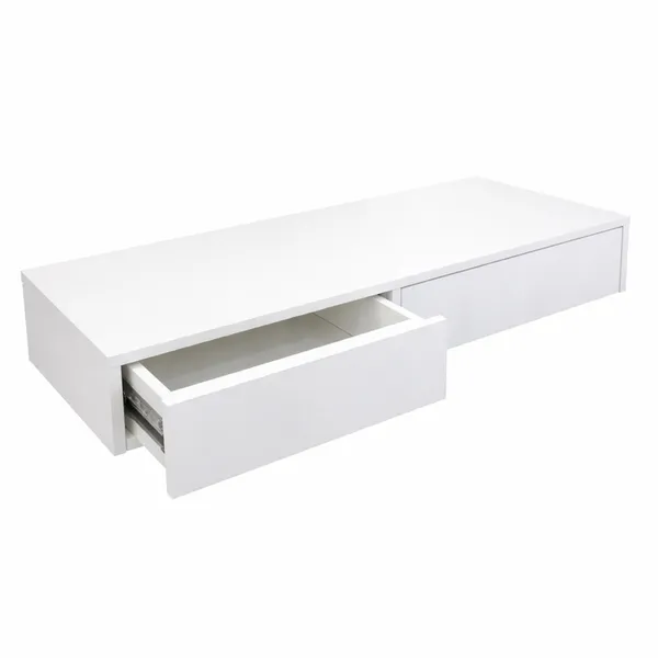 Penteadeira suspensa 90cm para maquiagem com gaveta