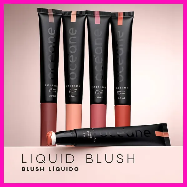 Océane Blush Liquido Liquid Blush 20ml (Multifuncional, pode ser usado no rosto, lábios e olhos.)