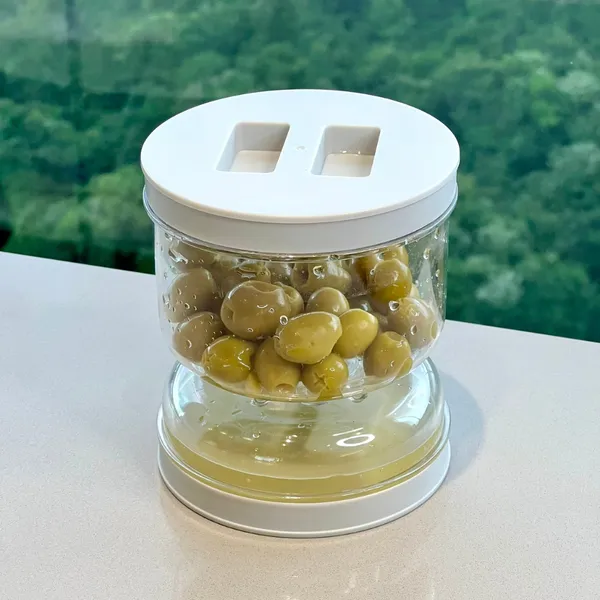 Pote de Armazenamento com Separador de Líquido 800ml