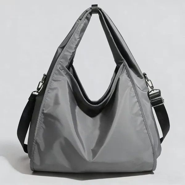 Bolsa Grande De Ombro Esportiva Trabalhar Faculdade Mulher Nylon Impermeável Alça Transversal