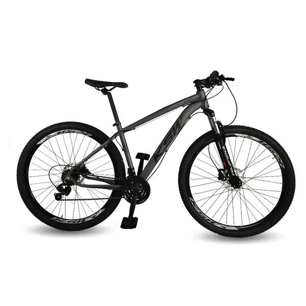 Bicicleta Aro 29 Ksw 24 Marchas Freios a Disco e Suspensão